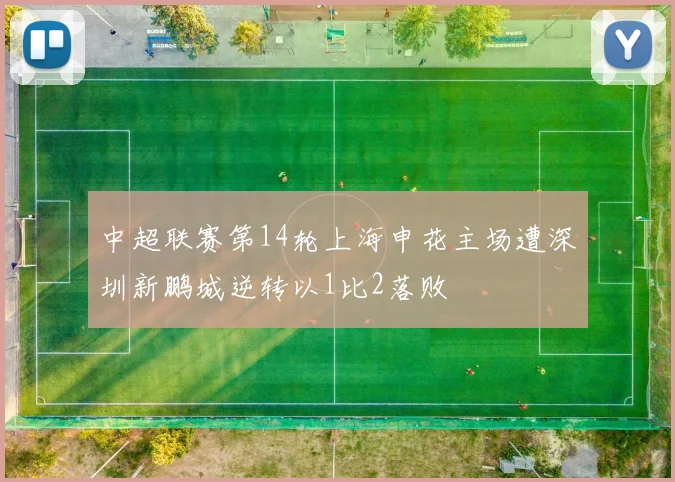 中超联赛第14轮上海申花主场遭深圳新鹏城逆转以1比2落败